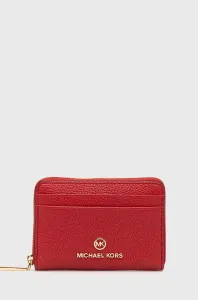 Kožená peňaženka MICHAEL Michael Kors dámsky, ružová farba #8290055