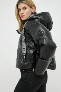 Páperová bunda MICHAEL Michael Kors dámska, čierna farba, zimná, oversize