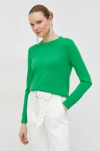 Vlnený sveter MICHAEL Michael Kors dámsky, zelená farba, tenký #5885880