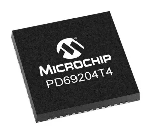 Microchip Pd69204T4Ilq-Tr-Le 4-Port Pse Poe Manager And Controller