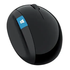 Microsoft Myš Sculpt Ergonomic Mouse, 1000DPI, 2.4 [GHz], laserová, 7tl., bezdrôtová, čierna, 2 ks AA, klasická, MicrosoftR 2.4 GH