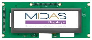 Midas Displays Mdt0520Coh-Hdmi Lcd Tft Display, Rgb, Hdmi, 480X128Pixel