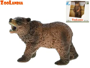 MIKRO TRADING - Zoolandia medveď Grizzly 10cm v krabičke, Mix produktov