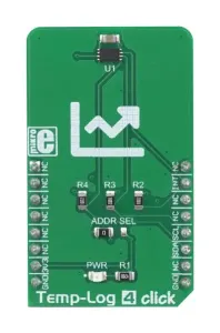 Mikroelektronika Mikroe-3329 Temp-Log 4 Click Board