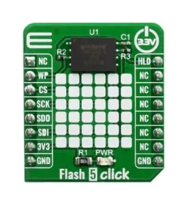 Mikroelektronika Mikroe-3780 Flash 5 Click Board