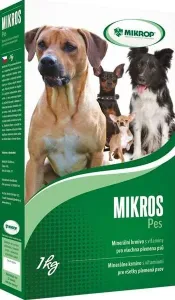 MIKROS doplnkové minerálno – vitamínové krmivo pre psy 1kg