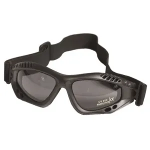 Mil-Tec Commando Smoke ochranné okuliare, čierne