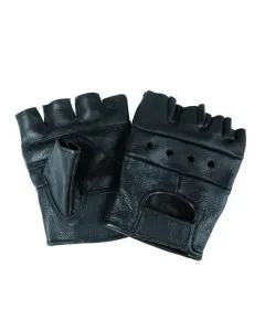Mil-Tec kožené rukavice bez prstov