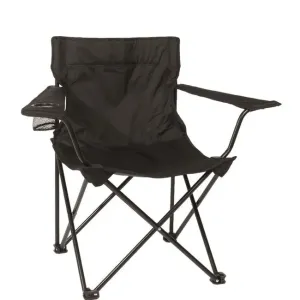 Kempingová stolička Relax, čierna #5960447