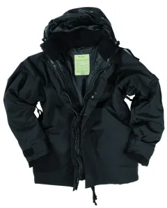 Nepremokavá funkčná bunda COLD Mil-Tec® – Čierna (Farba: Čierna, Veľkosť: XL)