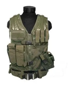 Taktická vesta USMC s opaskom Mil-Tec® - olív (Farba: Olive Green ) #5806776