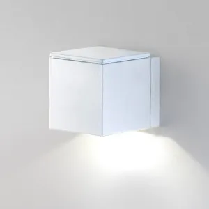 Milan Dau nástenné LED svietidlo 1-pl. biele