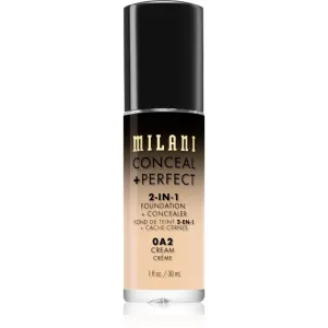 Milani Conceal + Perfect 2-in-1 Foundation And Concealer make-up 0A2 Cream 30 ml
