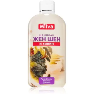 Milva Quinine & Ginseng posilňujúci šampón proti vypadávaniu vlasov s ženšenom 200 ml