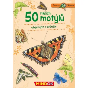 Mindok Expedícia príroda 50 našich motýľov