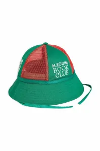 Detský klobúk Mini Rodini zelená farba #7521964