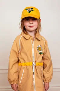 Detská bunda Mini Rodini béžová farba