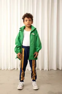 Detská bunda Mini Rodini zelená farba