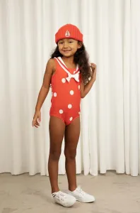 Jednodielne detské plavky Mini Rodini červená farba #8660200