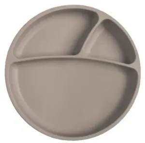 Minikoioi Tanier delený silikónový s prísavkou - Grey