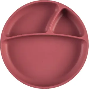Minikoioi Puzzle Plate Rose delený tanier s prísavkou 1 ks #28264