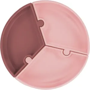 MINIKOIOI Tanier Puzzle silikónový s prísavkou - Pink / Rose