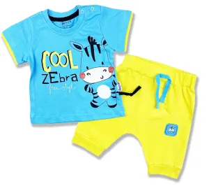 2dielny letný set pre bábätká - Cool Zebra veľkosť: 74-80