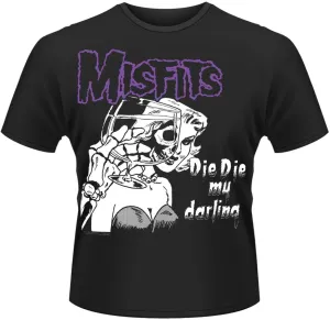 Misfits Tričko Die Die My Darling Muži Black 3XL