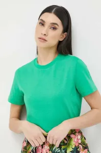 Bavlnené tričko Miss Sixty zelená farba #7527639