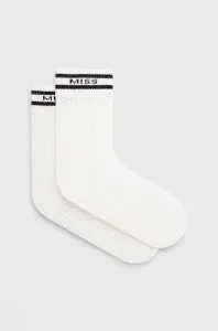 Ponožky Miss Sixty dámske, biela farba #4587548