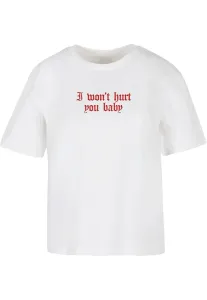 Women's T-shirt I Won't Hurt You Baby - white