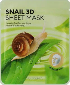 Missha Snail plátenná maska s čistiacim a osviežujúcim účinkom s extraktom zo slimáka 23 g #883897
