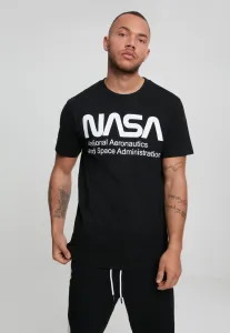 Mr. Tee NASA Wormlogo Tee black - Size:XS