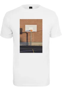 Pánske tričko MR.TEE Pizza Basketball Court Tee Farba: white, Veľkosť: S