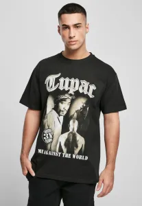 Pánske tričko MR.TEE Tupac MATW Sepia Oversize Farba: black, Veľkosť: L