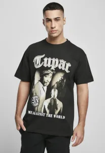 Pánske tričko MR.TEE Tupac MATW Sepia Oversize Farba: black, Veľkosť: XS