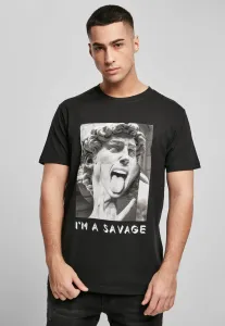 Pánske tričko MR.TEE Im A Savage Tee Farba: black, Veľkosť: XXL