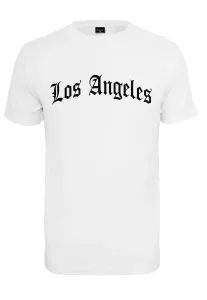 Pánske tričko MR.TEE Los Angeles Wording Tee Farba: white, Veľkosť: L