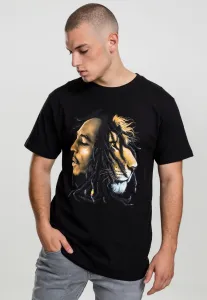 Mr. Tee Bob Marley Lion Face Tee black - Size:S