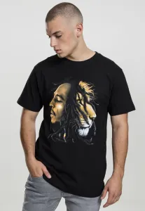Mr. Tee Bob Marley Lion Face Tee black - Size:XL