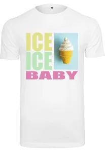 Pánske tričko MR.TEE Ice Ice Baby Tee Farba: white, Veľkosť: M