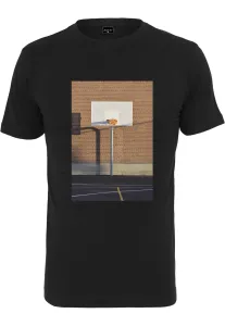 Pánske tričko MR.TEE Pizza Basketball Court Tee Farba: black, Veľkosť: L