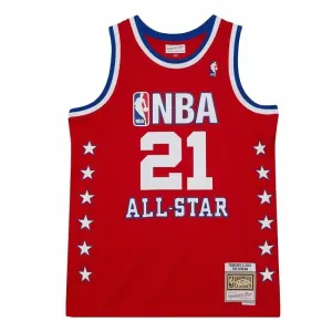 Mitchell & Ness All Stars West #21 Tim Duncan Swingman Jersey red - Size:M