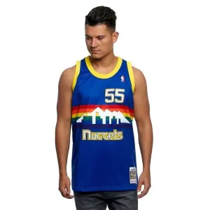 Mitchell & Ness Denver Nuggets #55 Dikembe Mutombo blue Swingman Jersey - Size:XL
