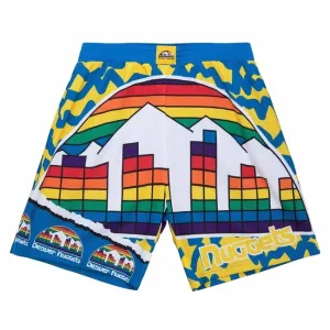 Mitchell & Ness shorts Denver Nuggets Jumbotron 2.0 Submimated Mesh Shorts royal - Size:L