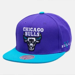 Mitchell & Ness snapback Chicago Bulls Core V Snapback purple/teal - Size:UNI