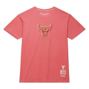 Mitchell & Ness T-shirt Chicago Bulls Golden Hour Glaze SS Tee red - Size:Long L