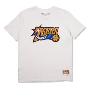 Mitchell & Ness T-shirt Philadelphia 76ers Team Logo Tee white - Size:XL