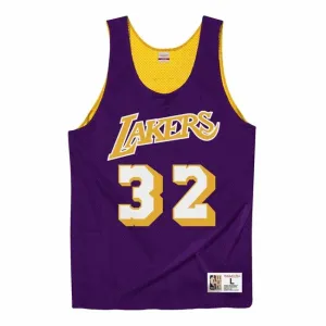 Mitchell & Ness tank top Los Angeles Lakers #32 Magic Johnson Reversable Player Tank purple - Size:2XL