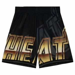 Mitchell & Ness shorts Miami Heat Big Face 4.0 Fashion Short black - Size:L